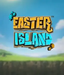 Изображение игрового автомата "Easter Island" от Yggdrasil, что выделяется яркой и живой стилизацией. Название слота изображено с элементами тропической природы и символикой Пасхи. На фоне видна зелёная степь, что напоминает о мире и тишине острова Пасхи. Идеальный выбор для любителей загадок и исследований.